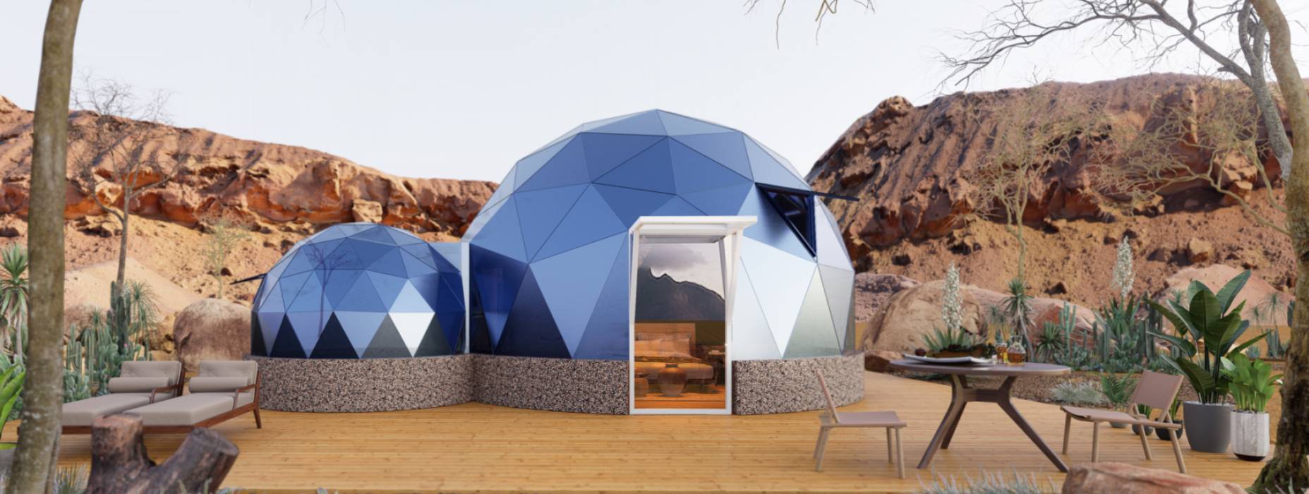 镇康县球形智能光伏玻璃星空房